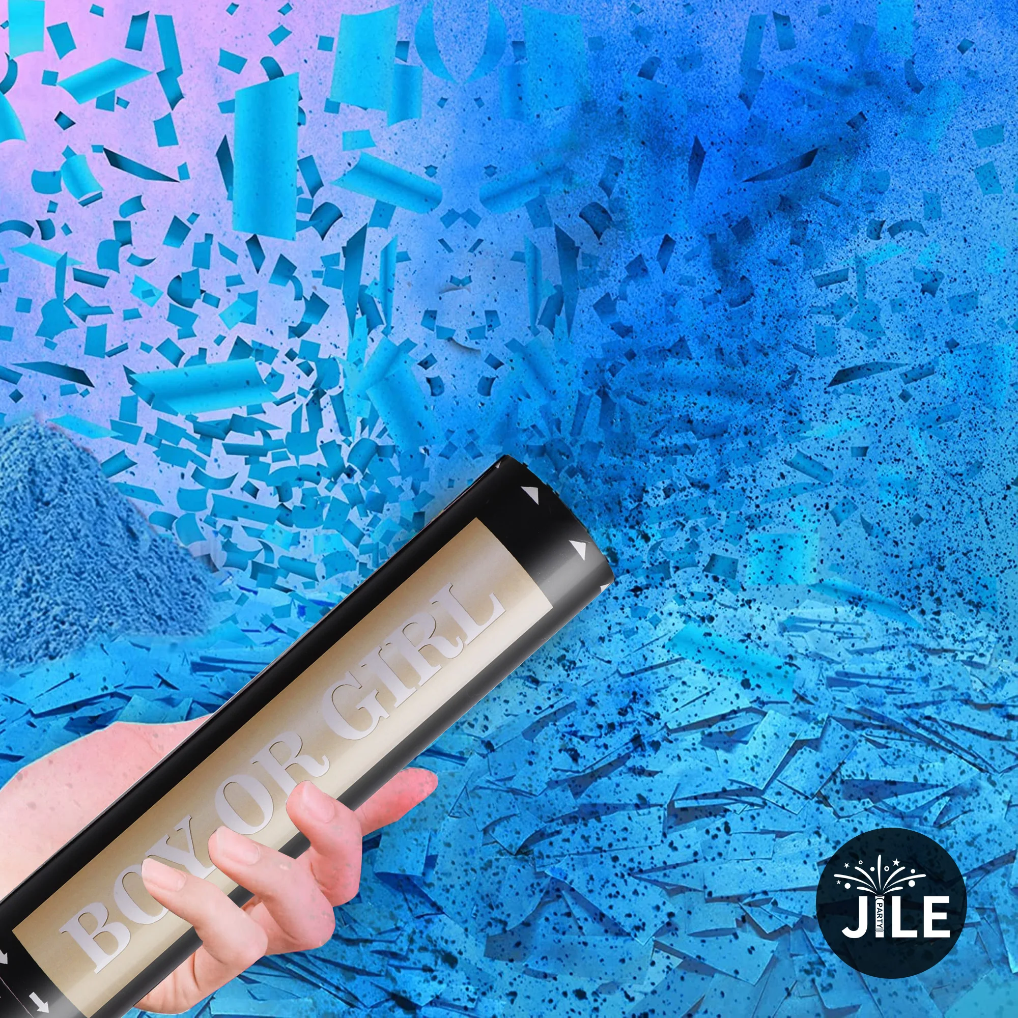 Объявление о поле ткани Confetti Cannon партия Popper безопасный для пол наслаждаться вечеринок