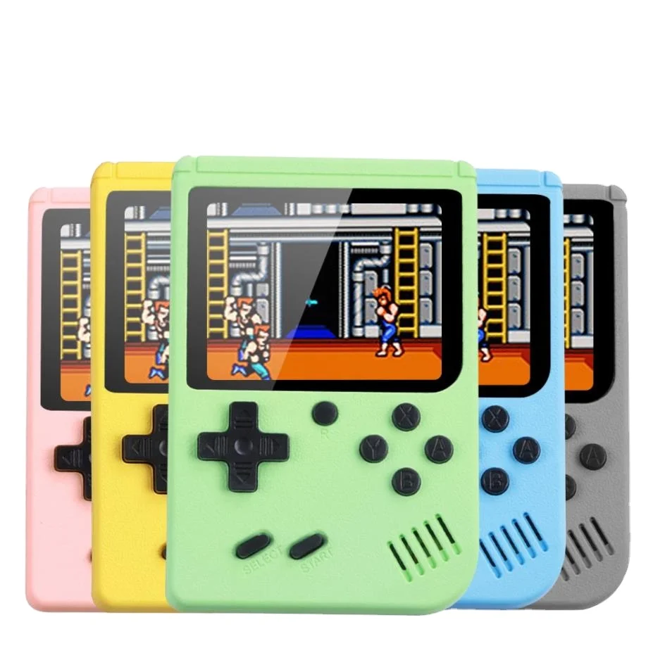 500 в 1 Ретро Видео игровой консоли, портативные игровые консоли 3 дюймов портативный цветной игровой плеер consola дети, НЧ-динамик, consolas de сайт videojuegos