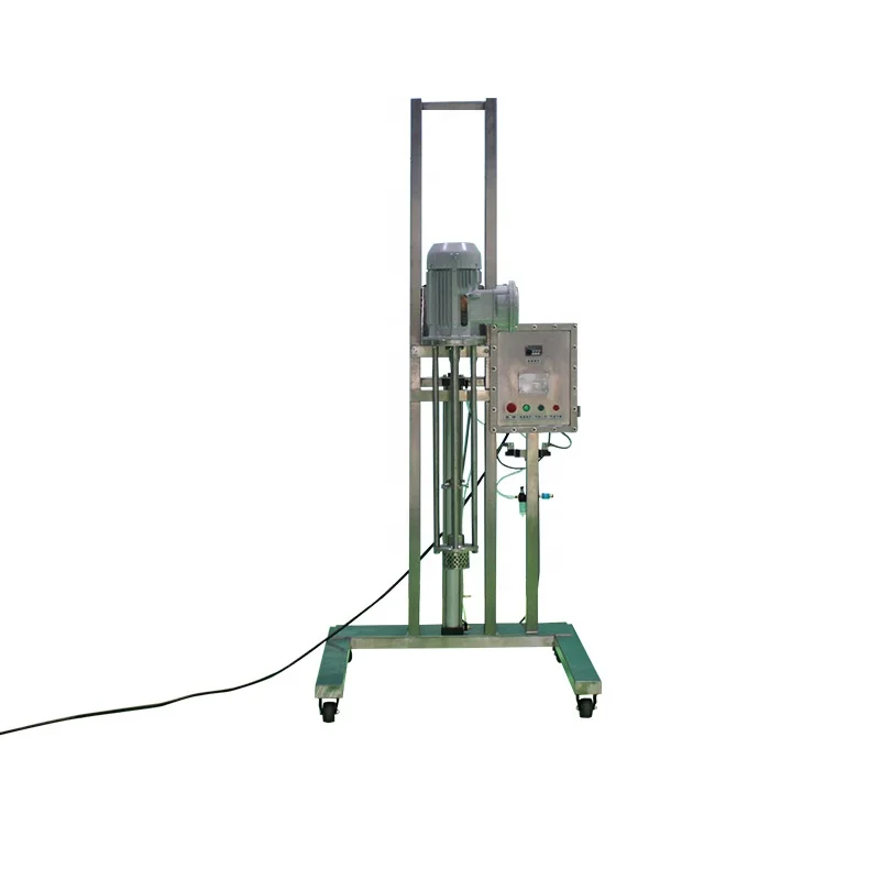 Industrial High quality stainless steel mixing dispersion pneumatic lifting electric homogenizer