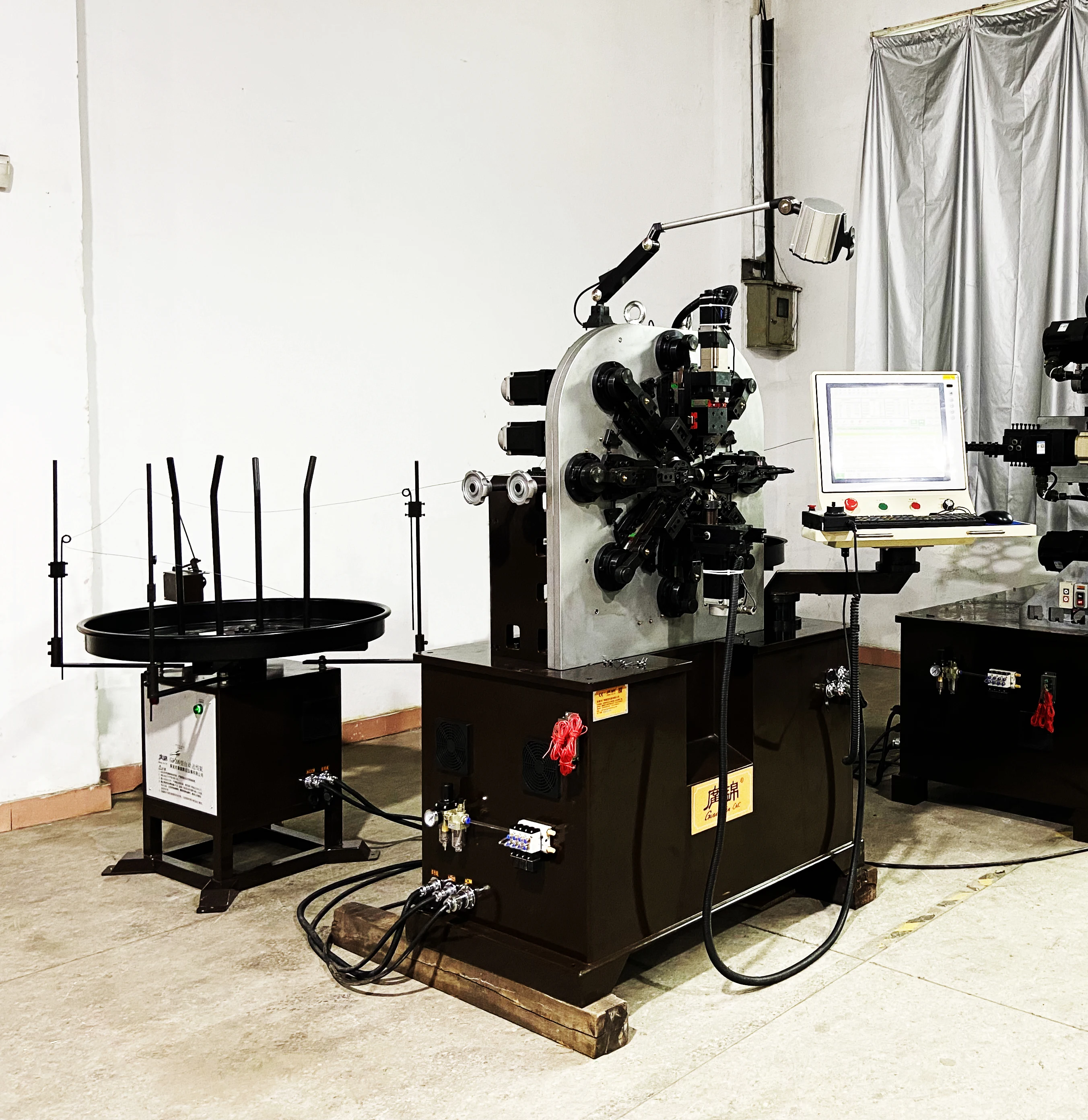 Многоскользящая пружинная машина 2,5 мм, машина для производства двойной скручивающей пружины, машина для формовки проволоки без камня