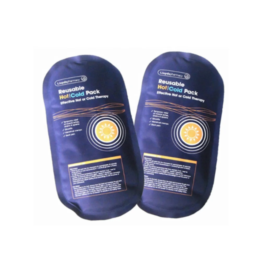 Promotional Gift Nylon PVC Soft Cooling Gel Pack Ice Pack With Wrap Hot Cold Compress Packs