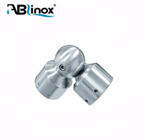 High Quality SS 316 Balustrade&Handrail Railing  Welded Tube Fittings Connector Adjustable Stainless Steel Elbow