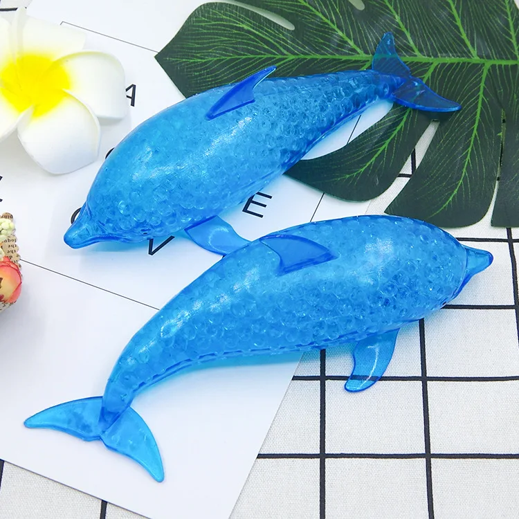 Fidget Toy Stress Relief Toy Simple Dimple Squeeze Toys Shark Bead