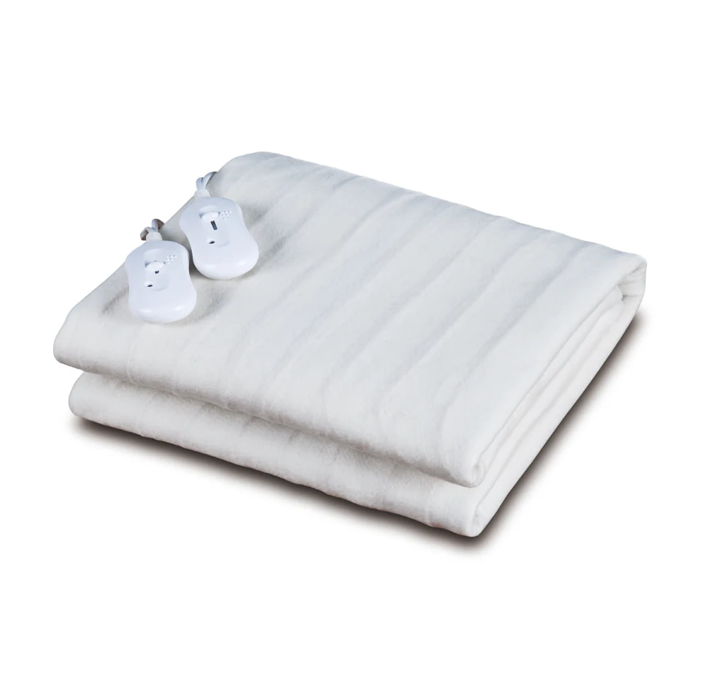 Polyester CE GS CB RoHS BSCI Approved Washable Double Electric Heated under blanket
