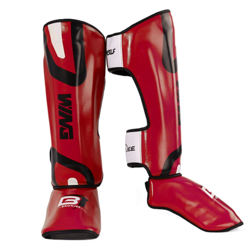 2023 boxing shin guard combat training Shin Instep Ankle Protector MMA Muay Thai Training Leg Warmers Light Kicking Shin Pads
