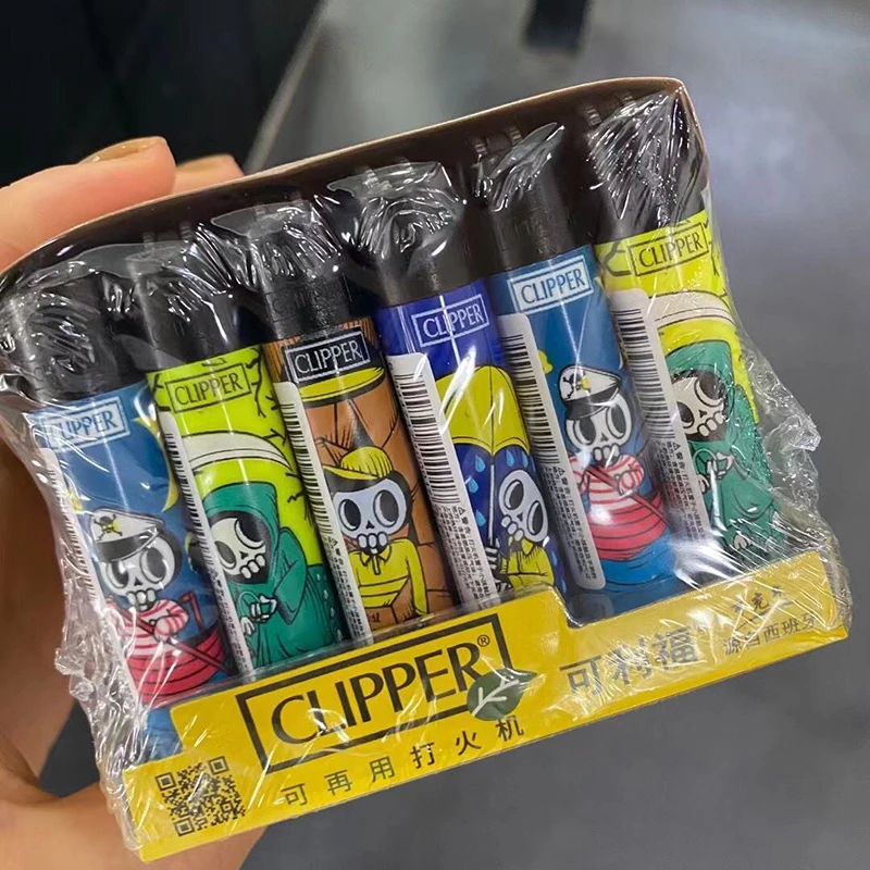 Clipper Lighter Collector Box - Mixed Lighters - Multiple Quantity Available.