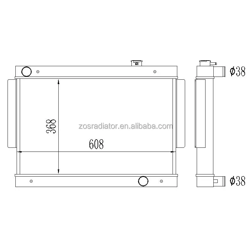 Performance  Radiator For  Holden Kingswood HQ HZ Torana LH LX 6Cyl Red Engine 1971-1980