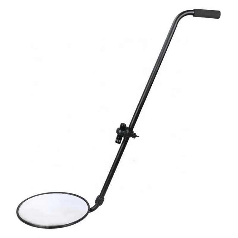 Telescoping handle Undercarriage Under car Inspection Mirror detector vehicle security search Mirrors with wheels and Led light