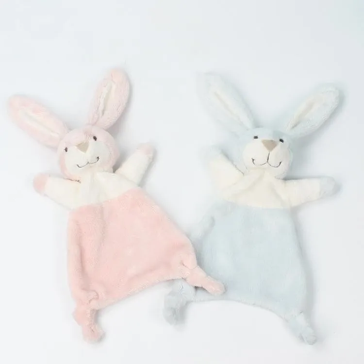 New Design Baby Sleeping Toys Lovey Security Bunny Toys For Babies Super Soft Baby Comforter Toy