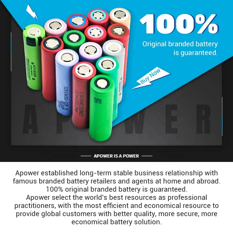 Wholesale BAK Lishen FEB high quality NCR lithium ion batteries 18650 battery 3000mah pin 18650 battery pack