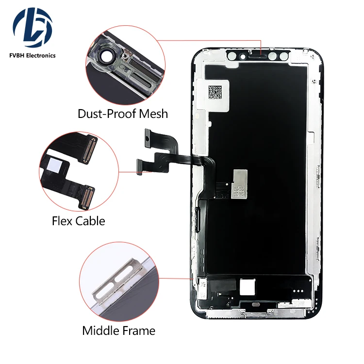 Mobile Phone Lcd I Phone X Xr Xs 11 12 13 Pro Max Display Lcd Screen Gx Oled For Iphone Xs Replacement Touch Screen