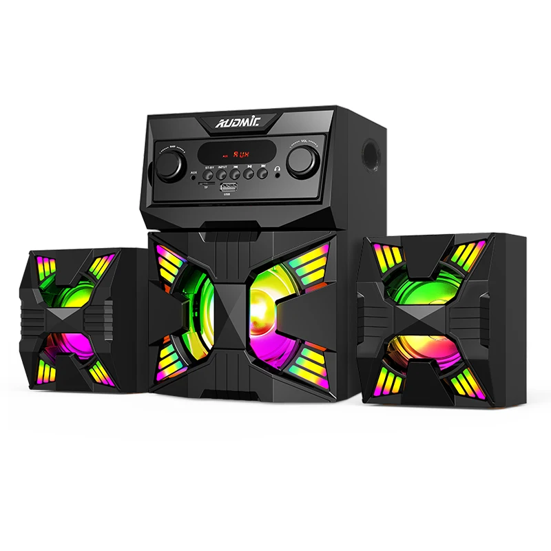 PC Game Speakers Exquisite Structure Manufacturing 2.1CH Multimedia Speakers Audio System Sound