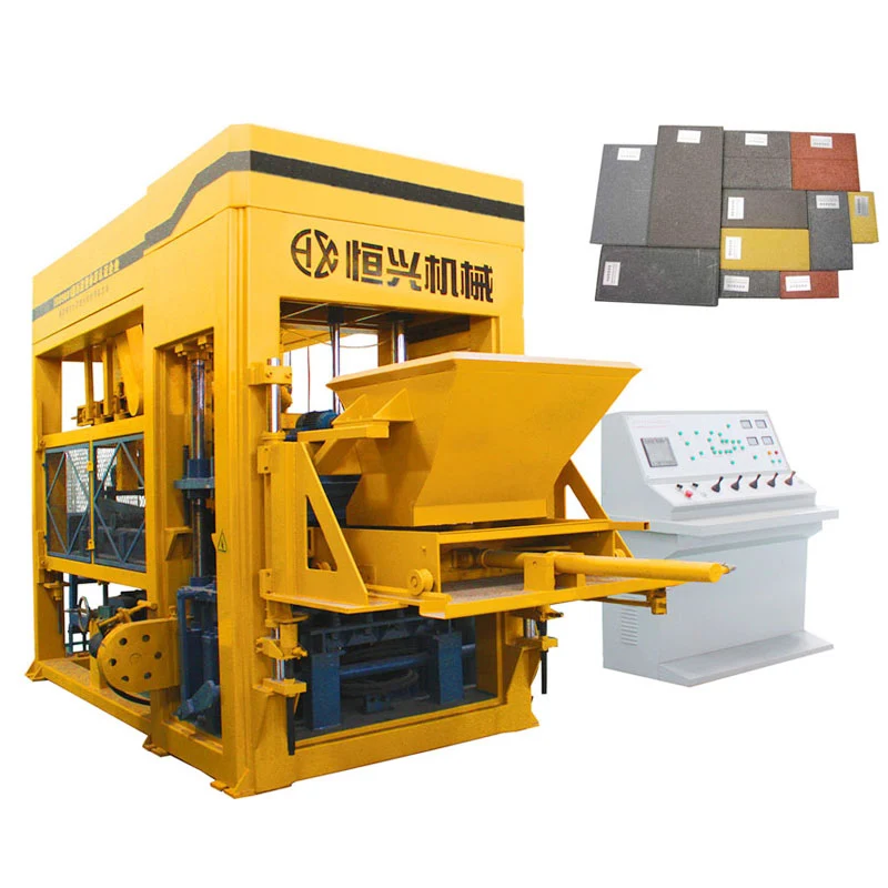 HQTY8-15 Fully Automatic PLC Cement Concrete Solid Hollow Block Making Machine
