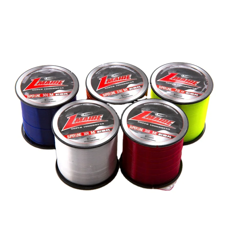Monofilament Fishing Line for Fishing Lines Super Strong Nylon Hot Selling 300m Standard Green Level 10 Pcs OEM Acceptable