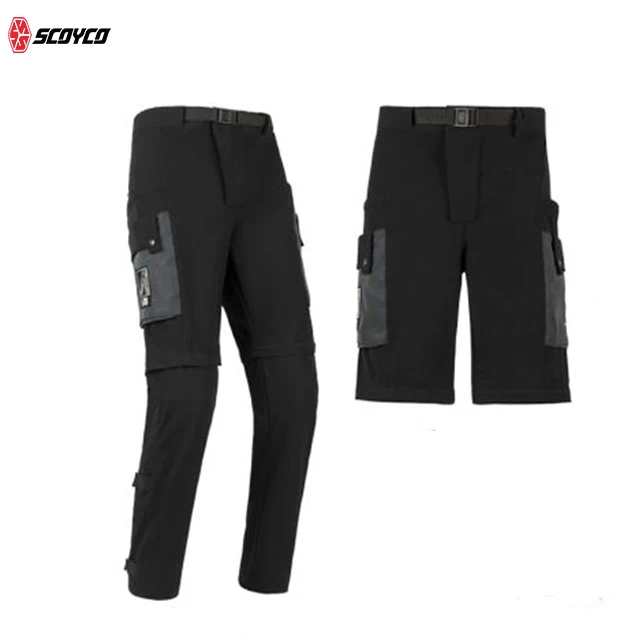 SCOYCO Black Motorcycle Suit Motorcycle 2 Piece Suit Motorcycle Full Body Armor Protective Jacket