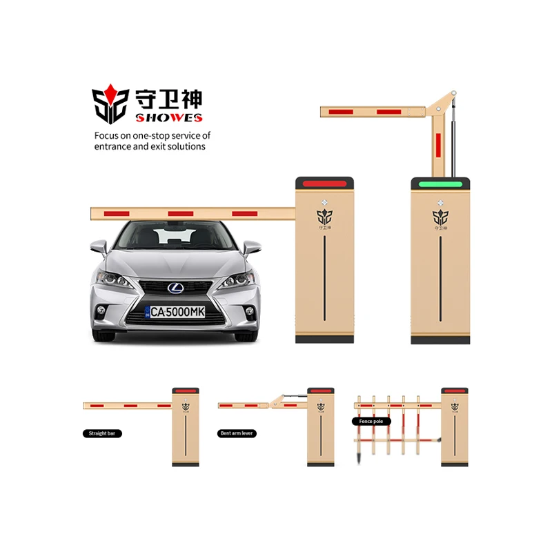 Shouweishen Dc 24 V Remote Toll Gate Barrier Intelligent Vehicle Access Control Barrier Gate