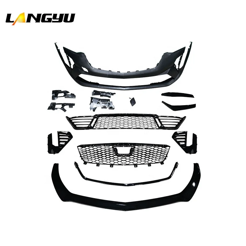 For new product 2020+ Auto Car Cadillac CT4 Blackwing Front Bumper Body Kits PP plastic