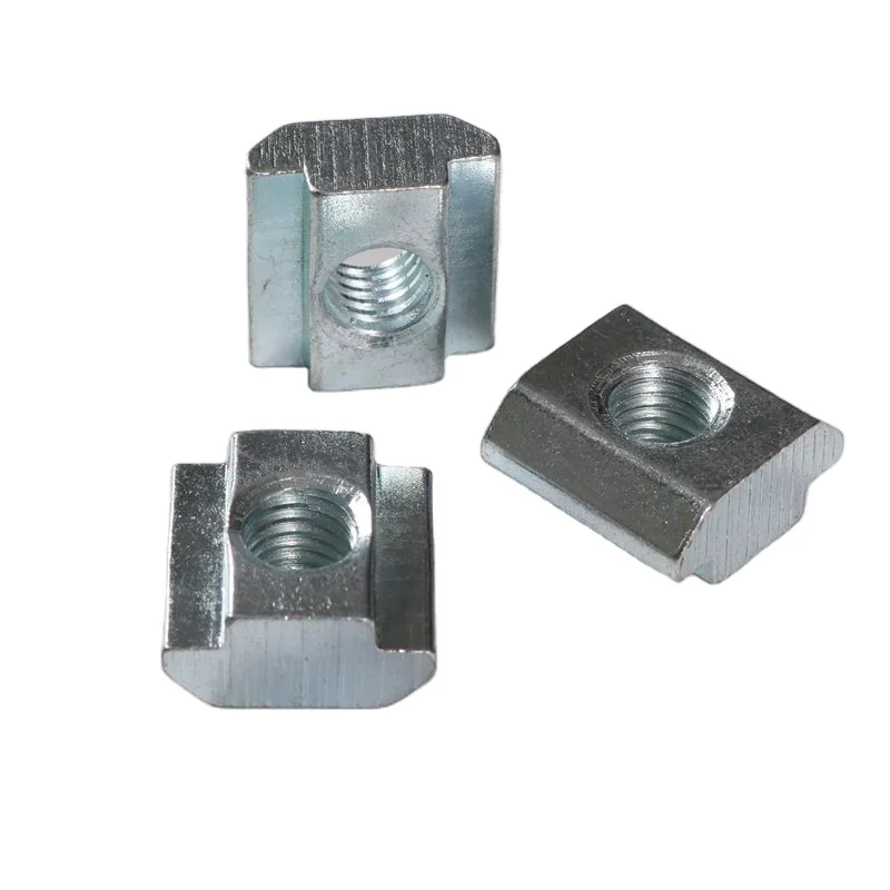 Custom M4 M5 T Slot Nut Forging Carbon Steel Sliding Nut for 2020 Aluminum Profile