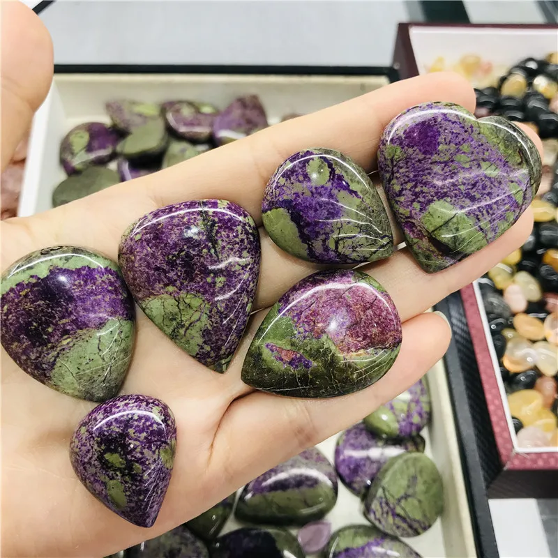 Wholesale Water Droplets Shaped Gemstone Jewelry  Dragon Design Hand Carved Figurine Pendant For Gifts