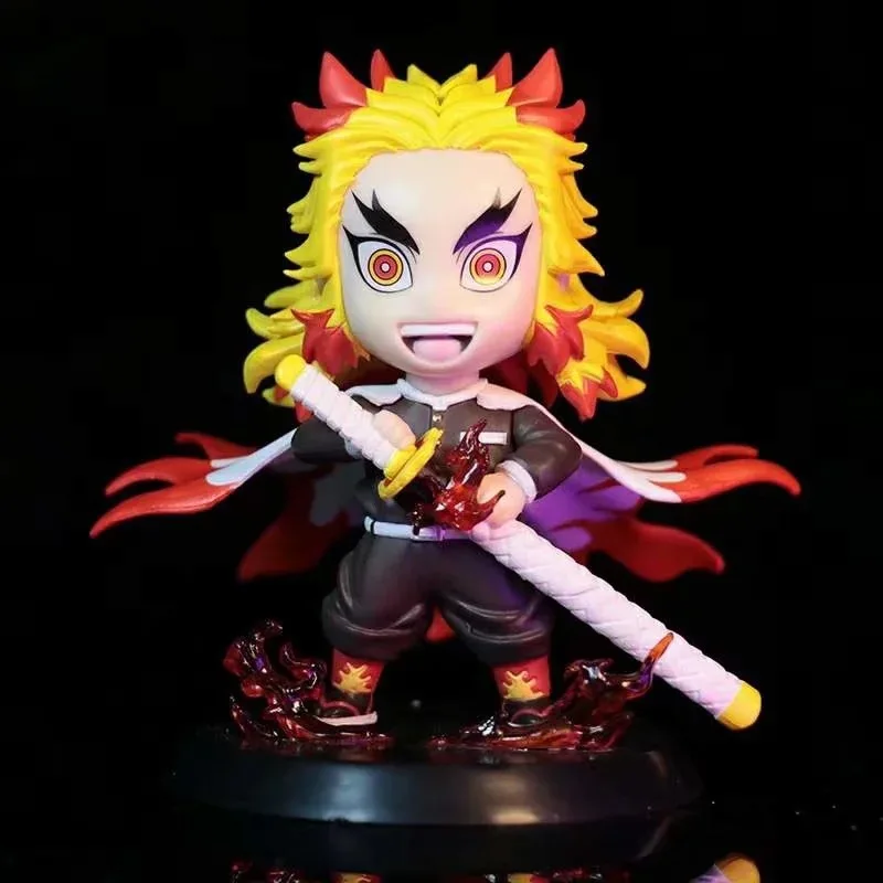 Qedition Demon slayer anime figure Kanroji Mitsuri Shinazugawa Sanemi Kochou Shinobu Rengoku Kyoujurou Uzui Tengen Tomioka Giyuu