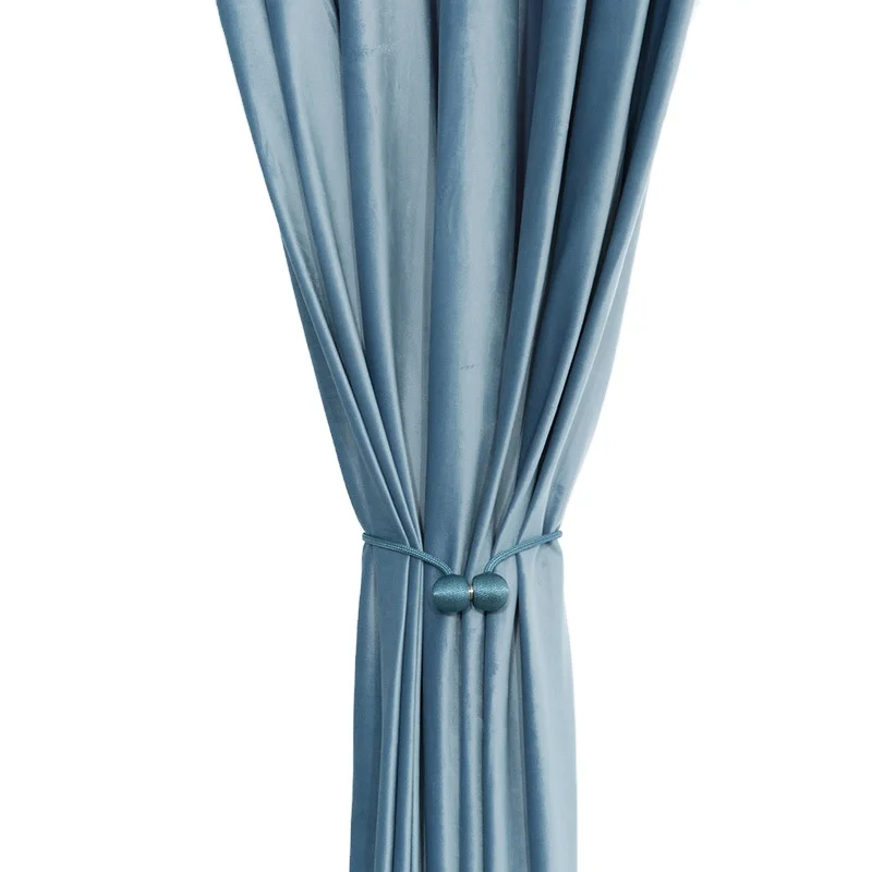 
OEM ODM Custom Color Solid High Quality Noise Reducing European Style Blackout Curtain 