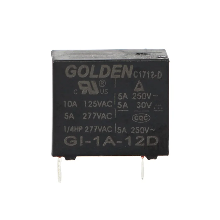 Золотой реле GI-1A-12D 12VDC 1A SPNO mini 4 Пина 0,2 W/0,45 W электромагнитное реле 220V приложений крест T77 и 32F