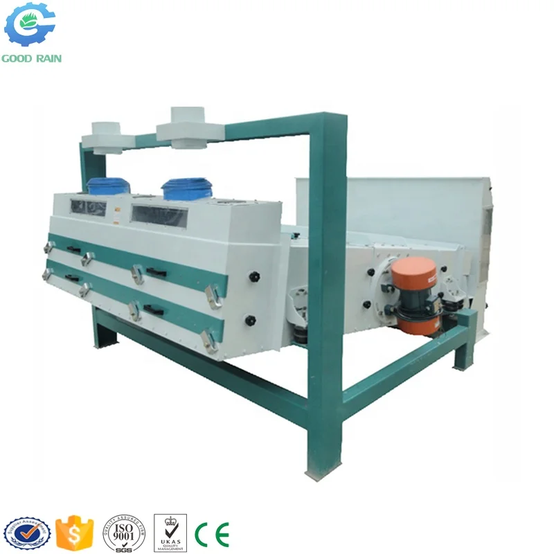 High efficiency vibrating raw paddy cleaner corn cleaner for sale