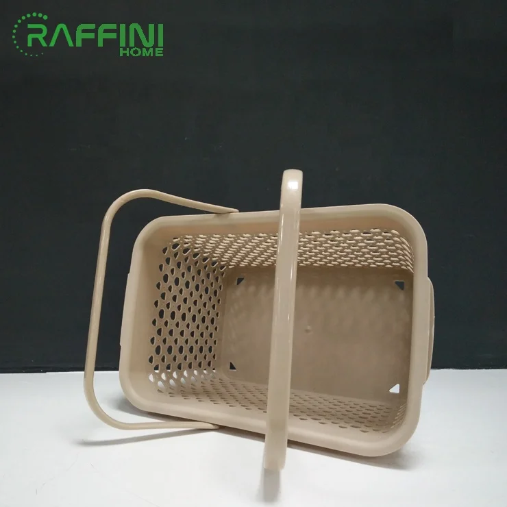 
plastic Hand Baskets Popular Customized Color Package Manufacturer Wholesale Multifunction PP Storage Basket With Handle 