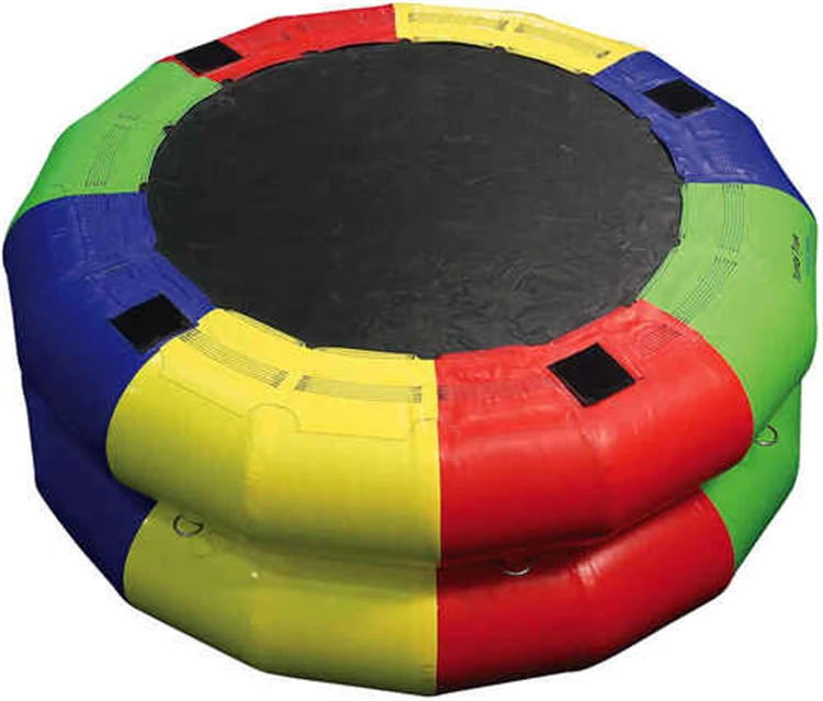 High Quality Fitness Wheel Yoga Gymnastics Wheel Tranpoline Jumping Round Bounce House Inflatable Game