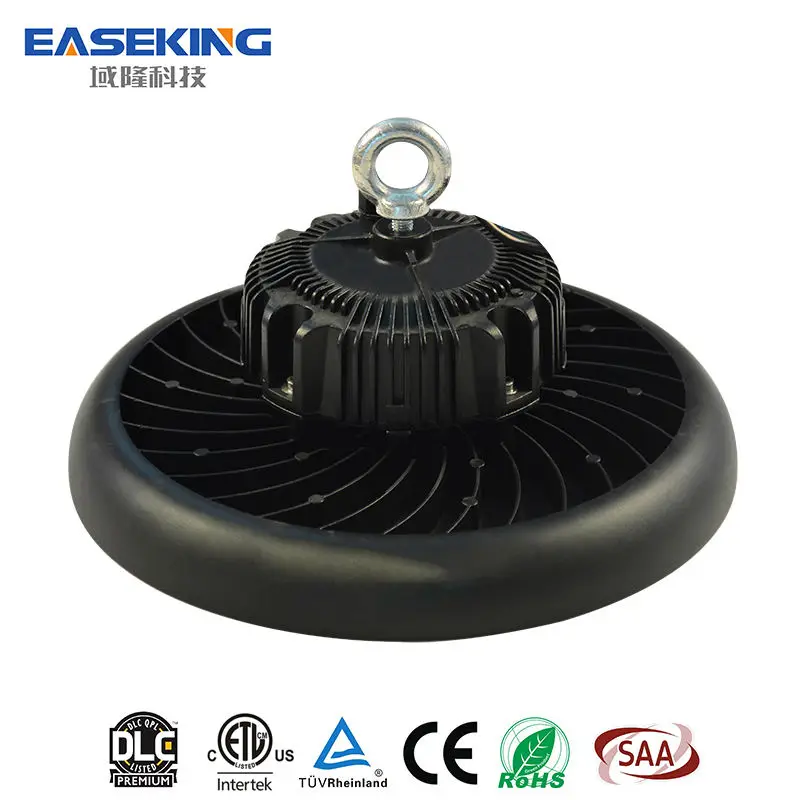 indoor warehouse gymnasium aluminum 120v 200w 140lm gym ufo high bay light fixture