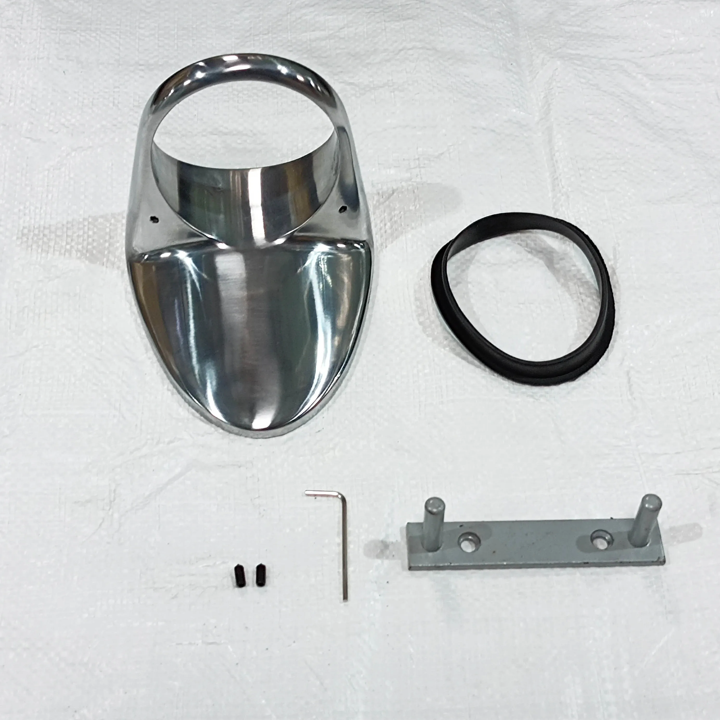 Cheap Salon Chair Accessories Aluminium Hair Dryer Bracket Rack Wall Mounted Metal Hair Dryer Holder