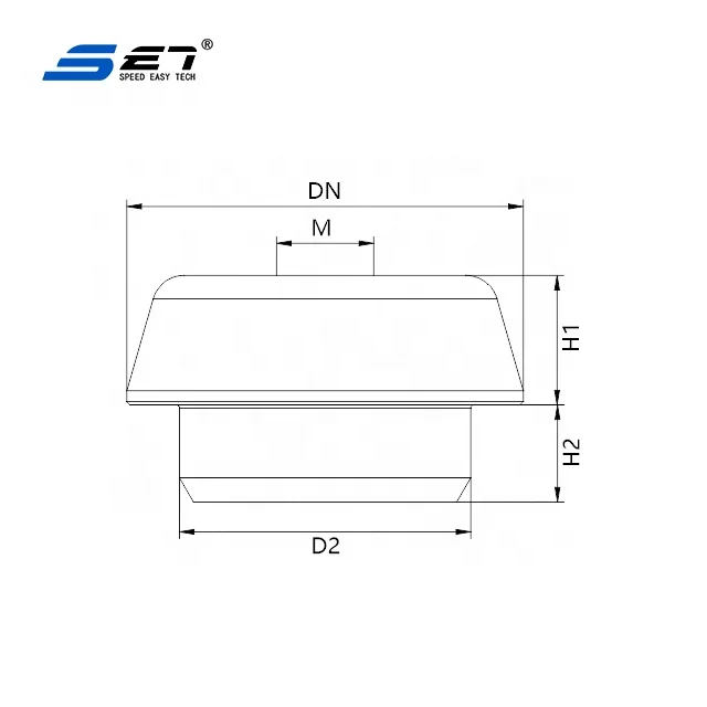 SD12-CP60 Threaded Hollow Flatrd Stainless Steel Taper Sleeve Dowel Locating Pin For Zero-point Systems