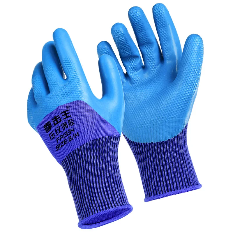 Hot Sale Construction Latex Glove Hand Gardening Gloves Work Safety Gloves in Bulk