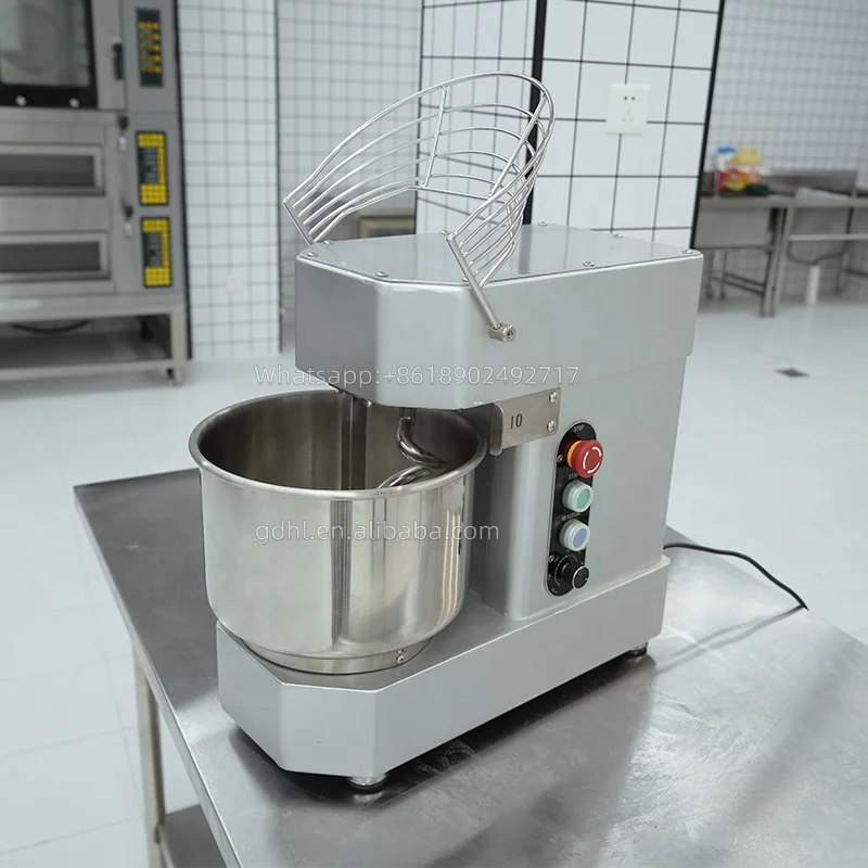 Promotional 3kg/4kg Kneader Pizza Dough Baking Flour Mixer Tabletop Bread Spiral Mixer