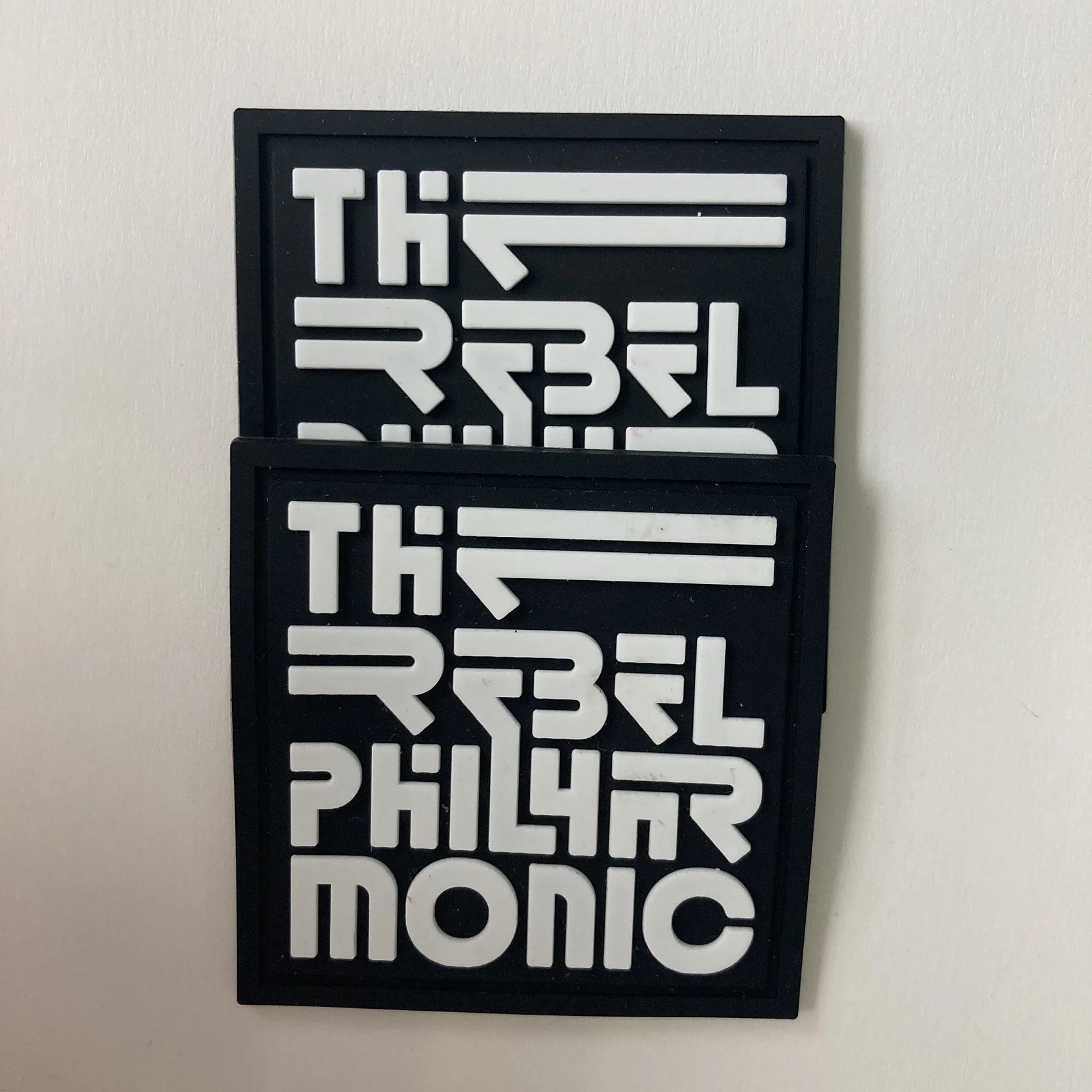 Custom Colorful shield Logo 3D  Rubber Badge Labels for clothes