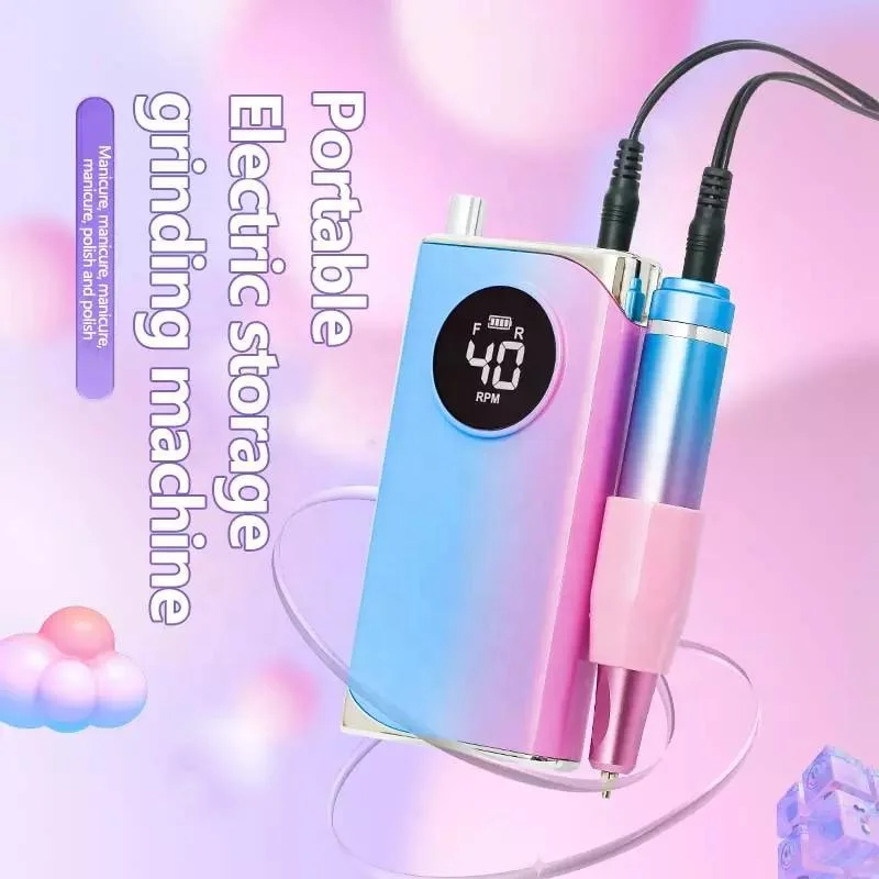 Iksbeauty Professional Electric Nail Drill Machine 40000rpm Strong To Remove Gel Polish Bit For Nails Micromotor Dental