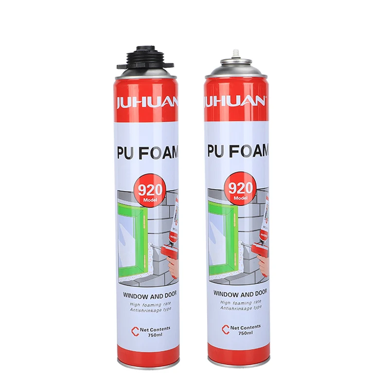 High quality gun polyurethane foam with a perfect structure and high density, designed for professional mounting of windows