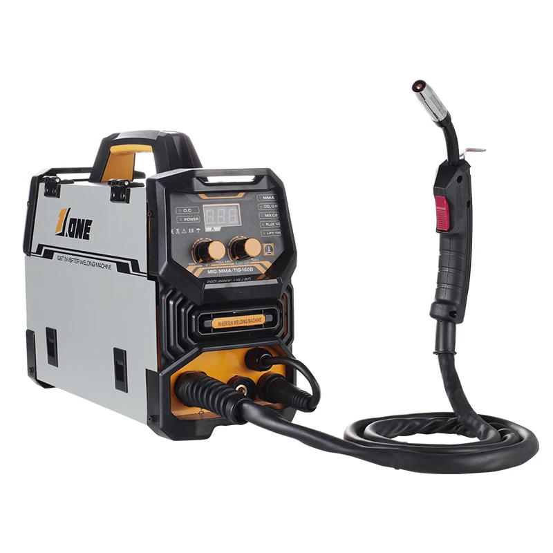 220 В встроенный GMAW MIG сварочный аппарат CO2110V DC MIG MAG TIG MMA 4IN1Flux core solid core многофункциональные MIG welders для продажи