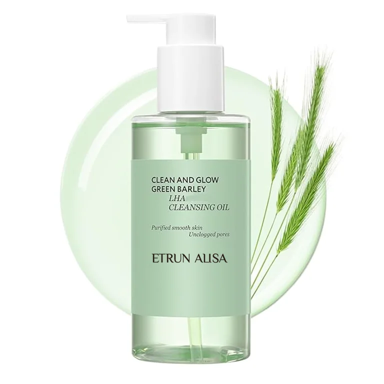 ETRUN ALISA Private Label Natural Cleansing Oil Remove Heavy Makeup Blackhead Unclogged Pores Light  Purifying Oil Cleanser