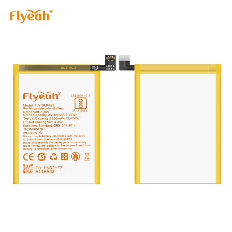 New oem high capacity 3415mAh BLP683 original mobile phone battery for OPPO F9 REALME 2PRO
