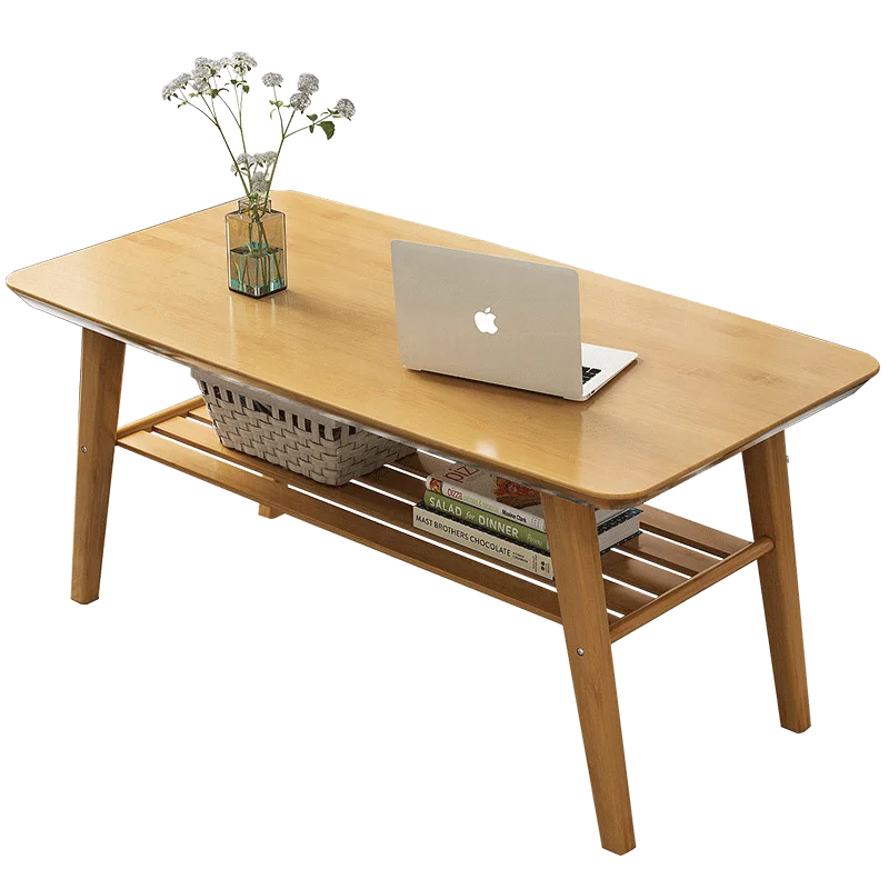 
Haichuan Bamboo Tea Table Eco-friendly Coffee Table Center Table 