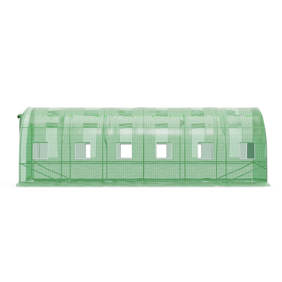 Polytunnel Dome Hoop Agricultural Greenhouse Covering PE Mesh Film Garden Small Greenhouses Walk In Green House