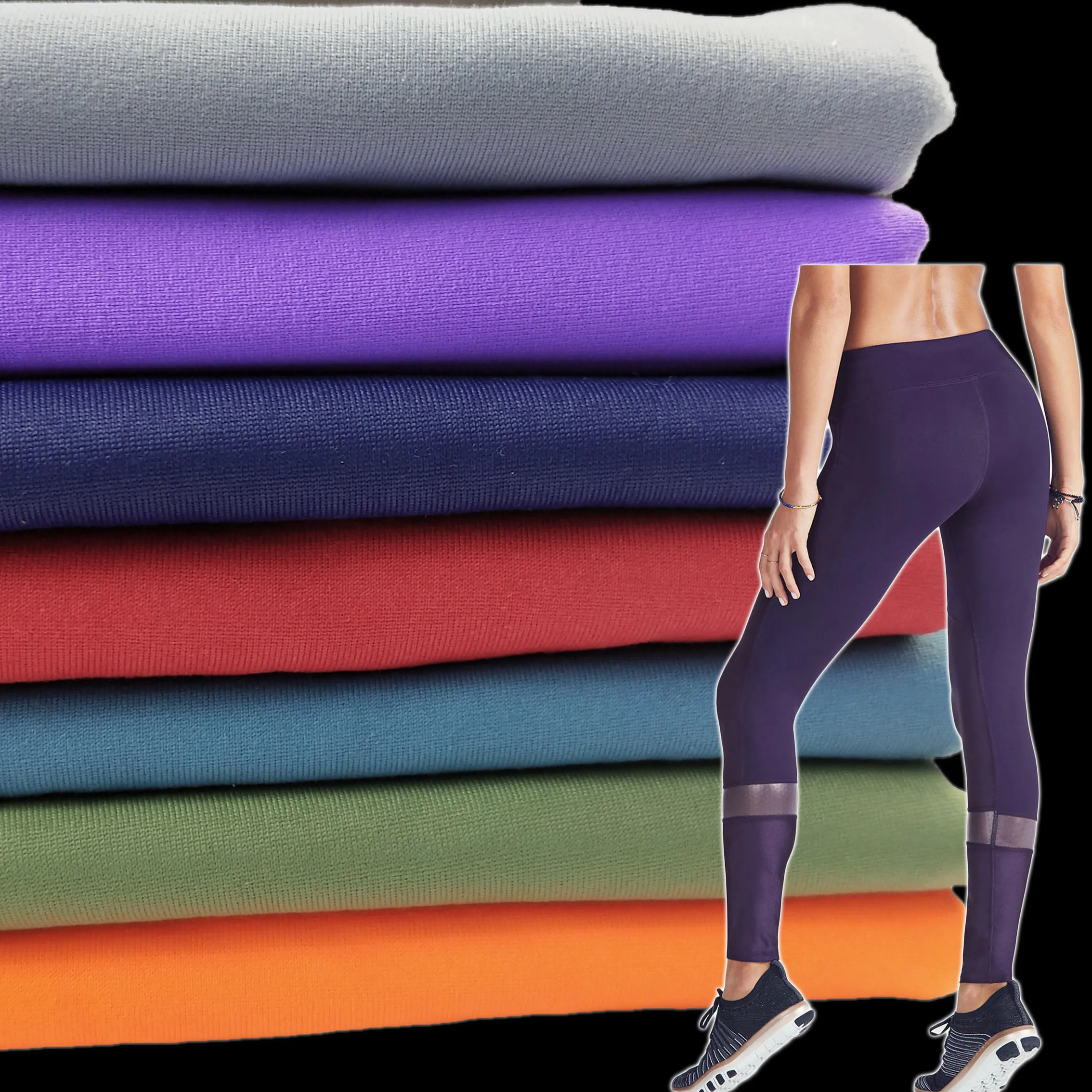 jdttex wholesale high elastic polyamide sweat absorption supplex lycra leggings fabric