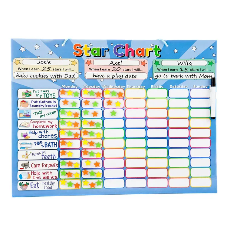 Free printable weekly chore charts,kids school dry erase charts,Custom designed magnetic reward chart