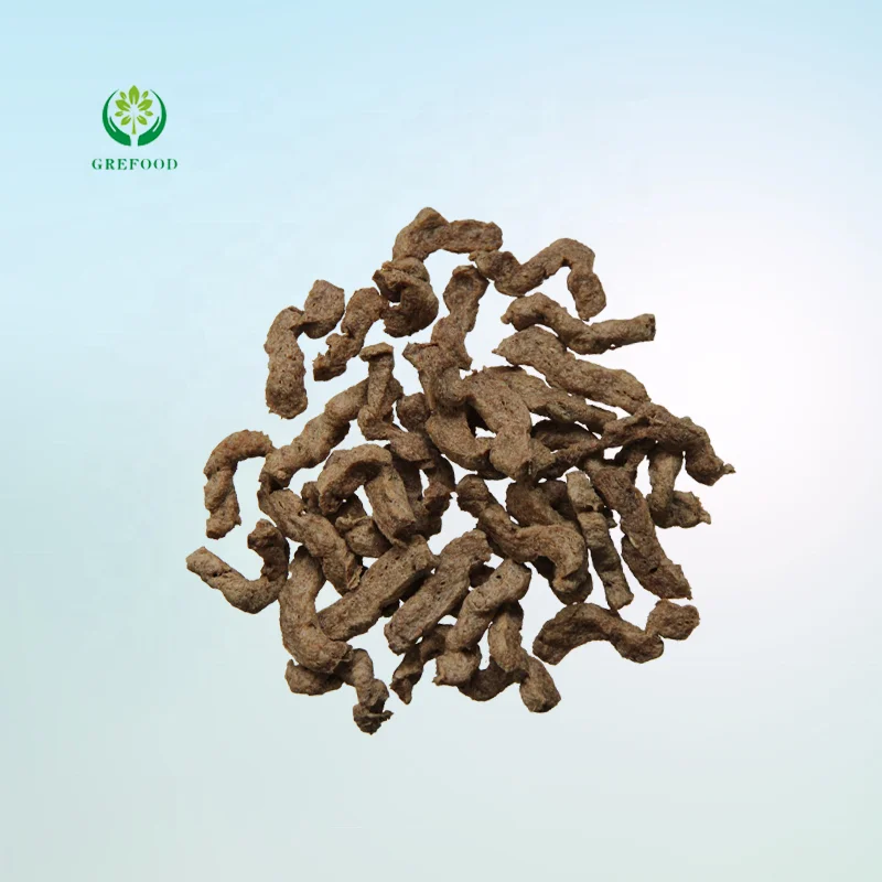Полоски из говядины, текстурированный соевый белок, вегетарианский сэндвич-мясо Grefood TVP, горячий горшок, соевое мясо TVP с сертификатом HALAL, питательные TSP