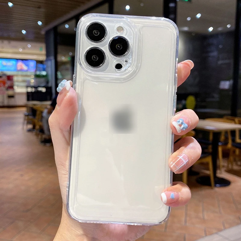 Оптовая продажа чехол для мобильного телефона Iphone 14 13 12 11 Pro Max Прозрачный ударопрочный из