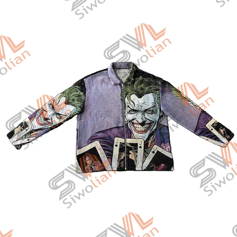 Custom tapestry Jackets Custom tapestry sweaters Jacquard woven coats customize tapestri jackets
