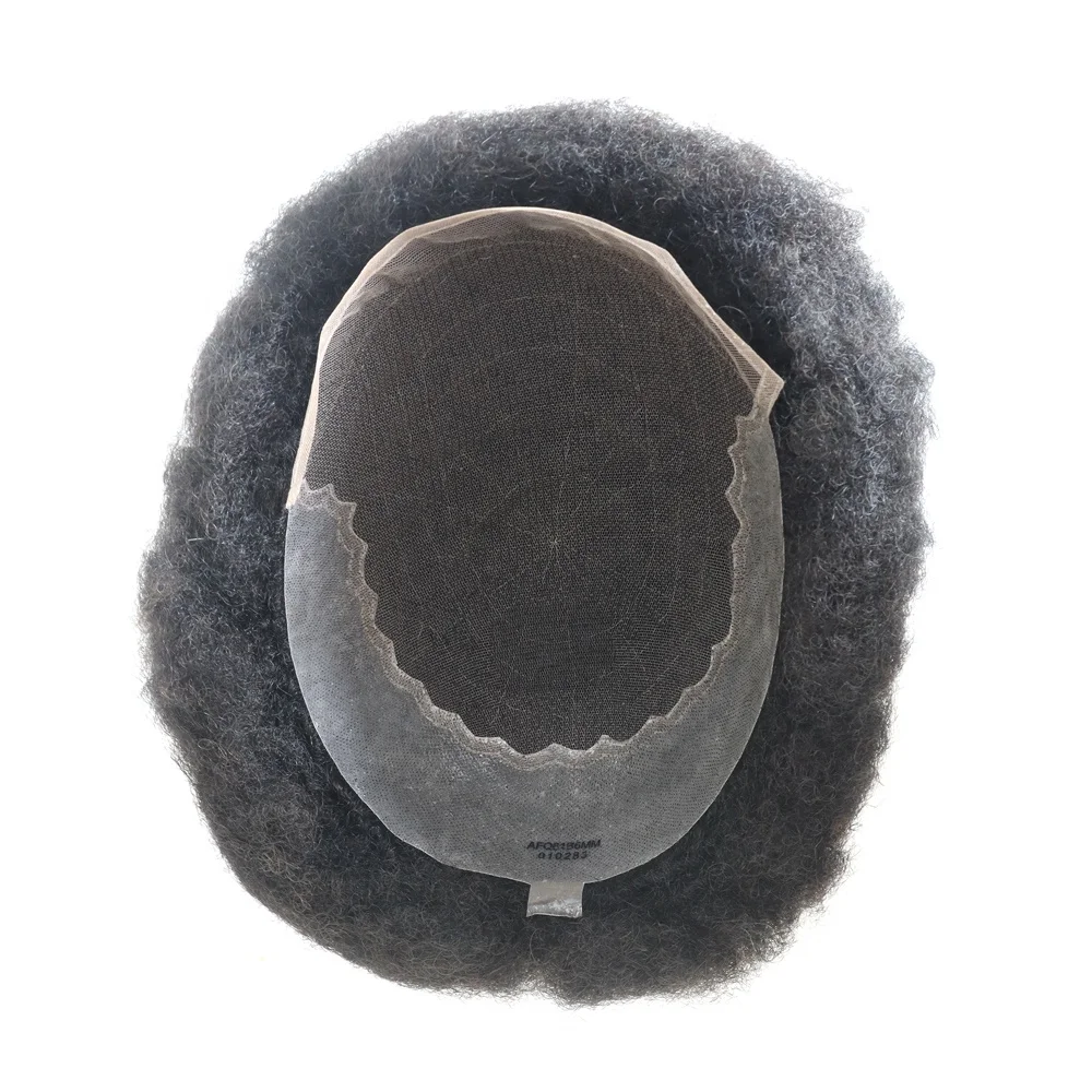 Customized Order Afro Curl Hair Piece for Black Men