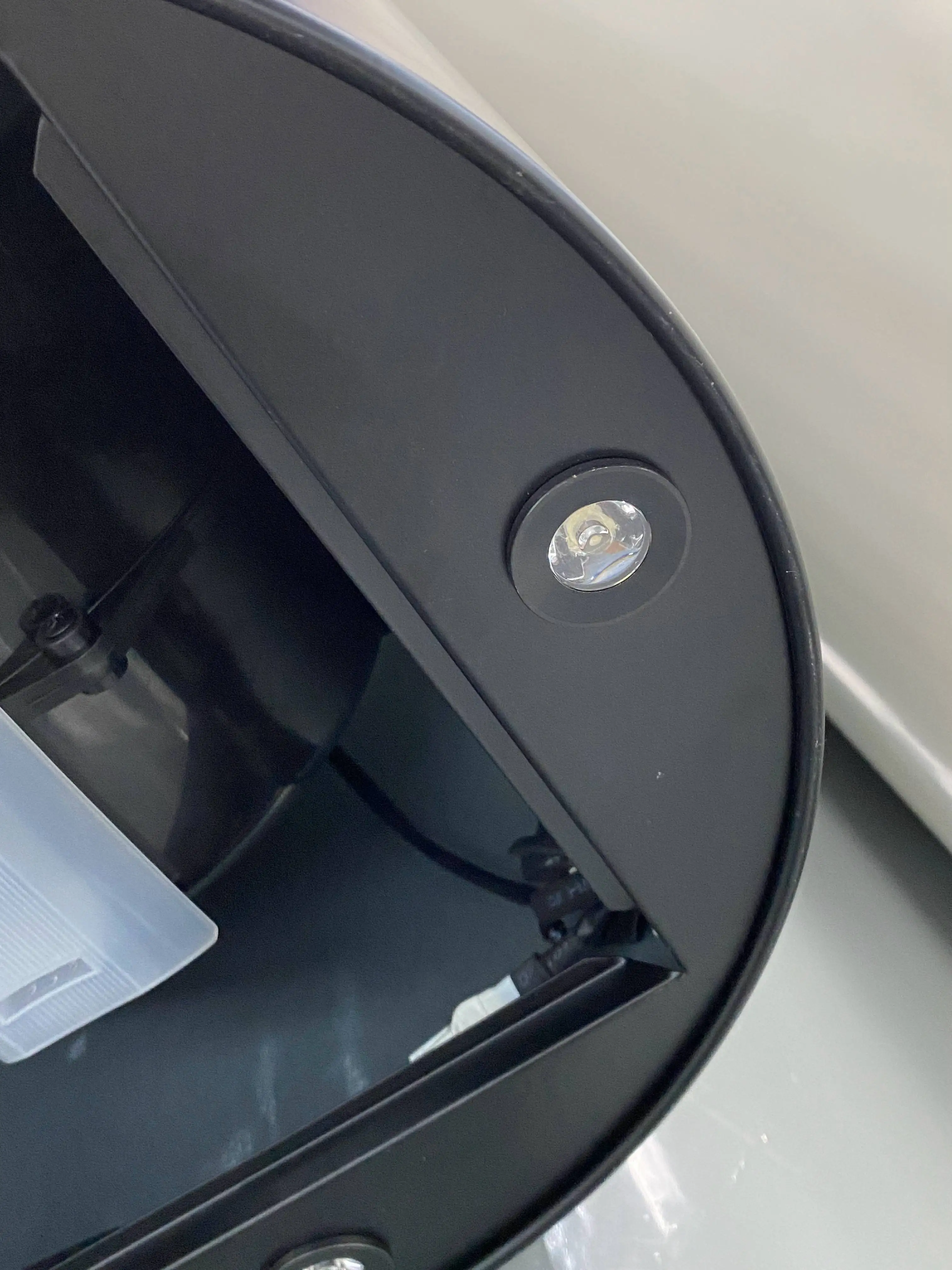 Island Kitchen Hood with Aluminum Filter Cylinder Shape Smoke Smart Extractor Hood Modern Black Flat Kitchen Hood