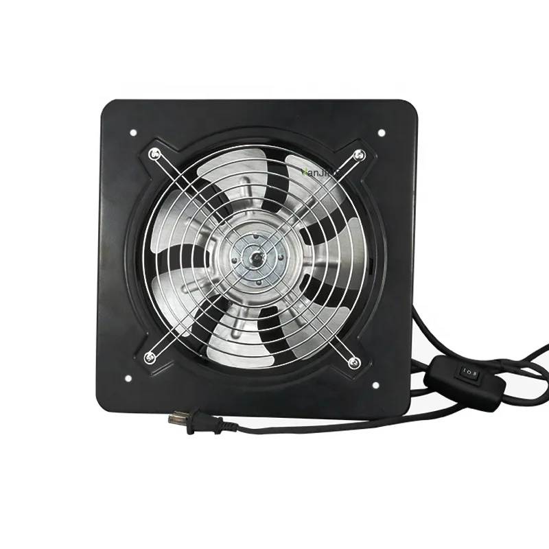 VANJINE Vent Fan Factory Direct Sale Large Wind High Speed Vent Fan With Shutter Attic Fan